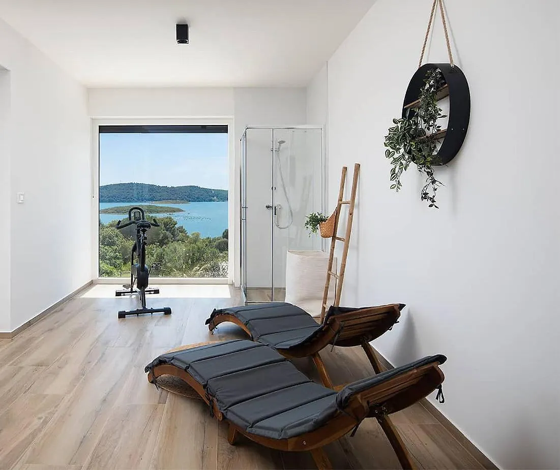 New Modern Luxury Villa Near The Beach With Sea View, Pool, Sauna , Bbq And Playground By Wiibuk Pomer Croatia
